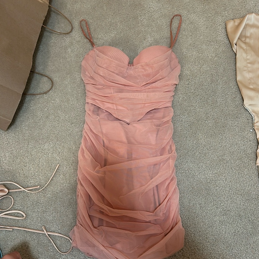 Oh Polly pink dress. Size US 4